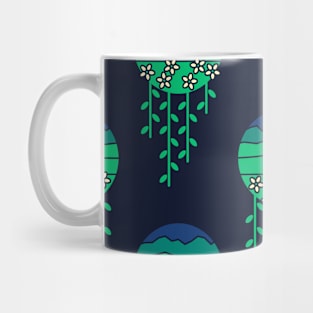 Polka Dot Vistas - Deep Blue Mug